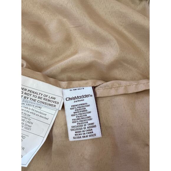 Chris Madden by JC Penney Pillows for bed or sofa and two shams with tassels - Picture 7 of 9